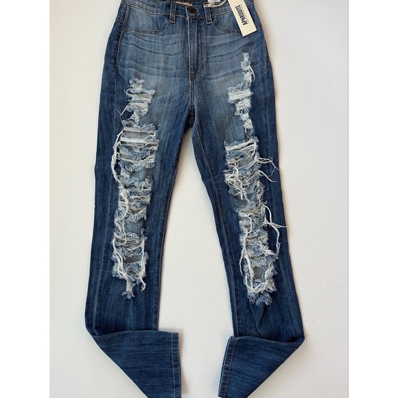 Aphrodite Juniors Distressed Denim  Jeans - Picture 10 of 10